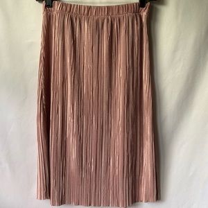 Forever 21 rose gold skirt